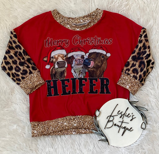 Christmas long sleeve lounge top