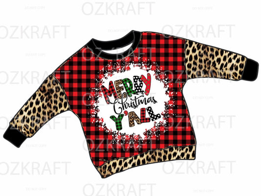 Christmas long sleeve lounge top