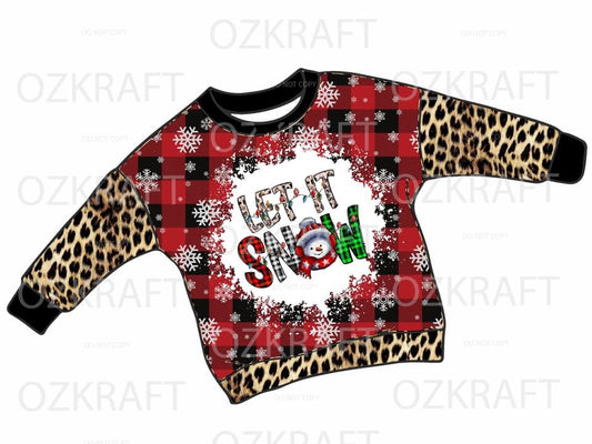 Christmas long sleeve lounge top
