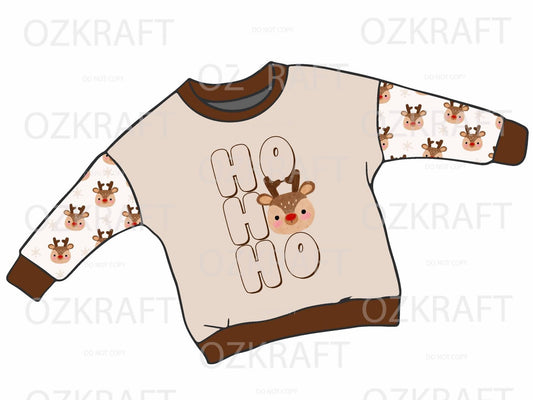 Christmas long sleeve lounge top
