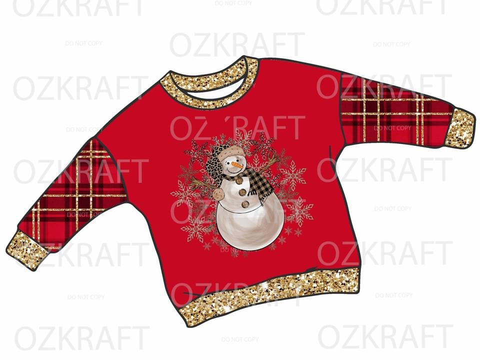 Christmas long sleeve lounge top