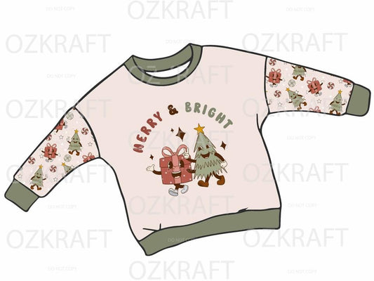 Christmas long sleeve lounge top