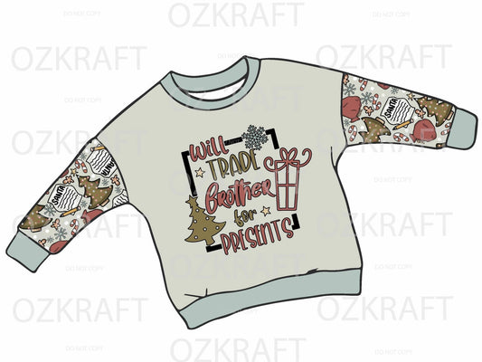Christmas long sleeve lounge top