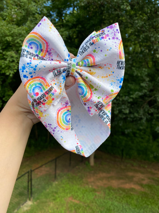 After ever storm there is a rainbow headwrap