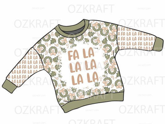 Christmas long sleeve lounge top