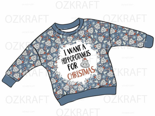 Christmas long sleeve lounge top